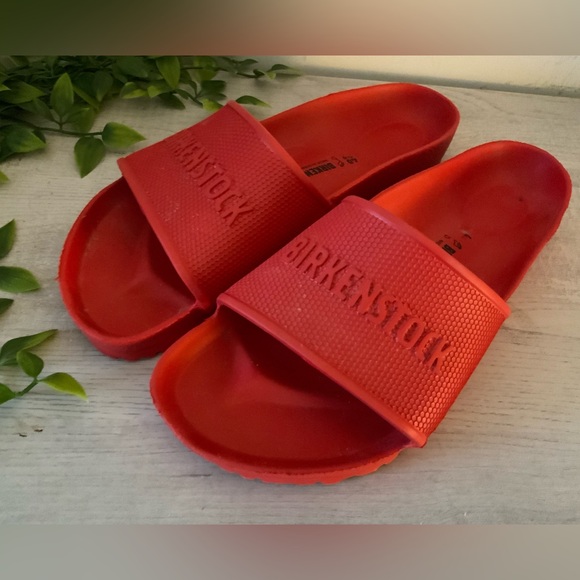 BIRKENSTOCK BARBADOS SLIDES 9.5 EXC CONDITION - Picture 1 of 5